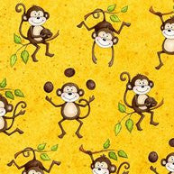 Monkey Mischief 10 Inch Squares